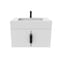 Castello Usa Nile 30-inch White Vanity Set with White Top and Black Handles CB-MC-30W-BL-2053-WH - alternate 3